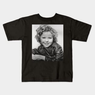 Shirley Temple Aviator Jacket Kids T-Shirt